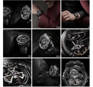 全新黑色陶瓷材质时计，王者系列双飞行陀飞轮腕表和王者系列星际镂空腕表插图