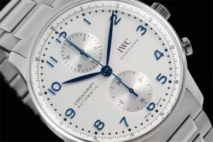 RS厂复刻的白钢带壳套的万国葡萄牙计时IW371617腕表插图3
