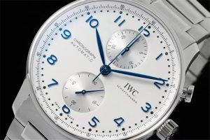 RS厂复刻的白钢带壳套的万国葡萄牙计时IW371617腕表插图4