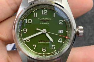 CF厂浪琴先行者系列绿盘复刻腕表做工质量评测插图3