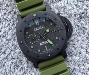 VS厂沛纳海961绿色海王复刻手表一眼假的情况插图1