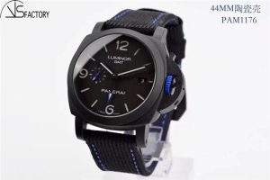 VS厂沛纳海PAM1176陶瓷材质（蓝色把头）GMT复刻手表的质量如何？插图1