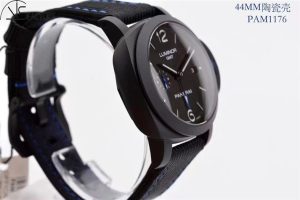 VS厂沛纳海PAM1176陶瓷材质（蓝色把头）GMT复刻手表的质量如何？插图2