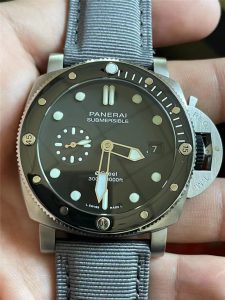 vs厂出品的沛纳海潜行系列PAM01288磨砂eSteel腕表做工细节评测！插图2