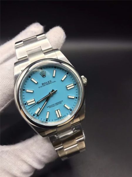 VS厂劳力士36蚝式蒂芙尼蓝复刻腕表细节解读：品质与魅力的交织