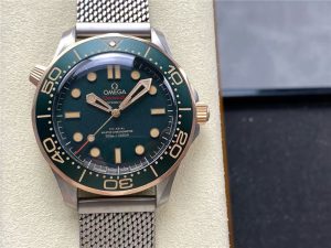 VS工厂欧米茄青铜金007钛网带复刻表深度评测——全网最轻版本100克(实拍细节图展示)插图