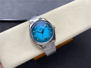 VS工厂欧米茄2025新海马41毫米渐变“绿松石”色表盘复刻表细节解析插图3