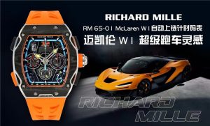 速度与奢华的完美融合！站西原单新品RICHARD MILLE RM 65-01 McLaren W1腕表值得入手吗？插图1