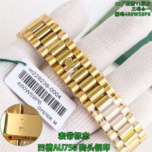 C1工厂劳力士DD黑冰糖星期日历型40mm配重版深度评测：细节之处见真章插图5