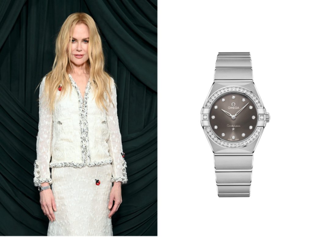 妮可・基德曼携欧米茄星座腕表惊艳亮相奥斯卡预热派对