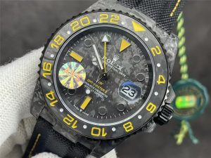 AVS厂复刻的劳力士格林尼治碳纤维GMT腕表细节介绍插图3