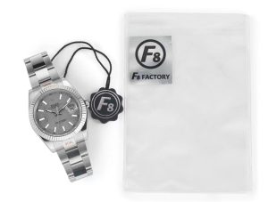 F8新品劳力士41mm日志天然宝石盘订制系列做工细节如何插图3