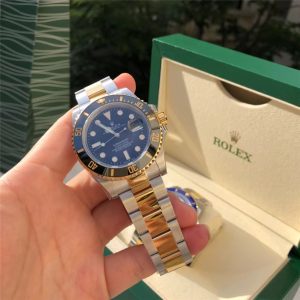 复刻表劳力士41mm间金水鬼包金版本腕表怎么样插图