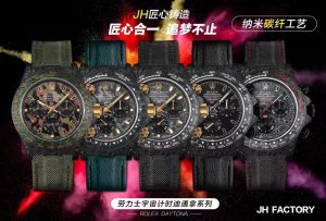 JH厂复刻的劳力士宇宙计时迪通拿碳纤维定制版效果如何插图