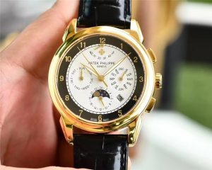 2022(广州特产腕表）百达翡丽搭配进口9100动能多功能7针机芯怎么样插图4