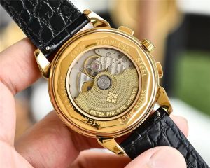 2022(广州特产腕表）百达翡丽搭配进口9100动能多功能7针机芯怎么样插图5