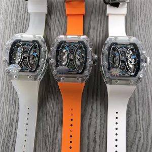 RMF复刻的理查德-米勒RICHARD MILLE 冰蓝水晶马球RM53-02腕表做工细节如何