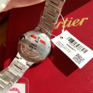 卡地亚冰蓝面33机械-瑞士原装Eta2671机芯-表壳镶嵌50颗VS1.5天然真钻这个配置你会入手吗插图4