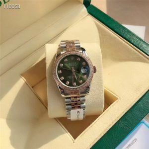 通体包金18k金厚度达5um的劳力士女日志28mm复刻表你怎么看？插图1