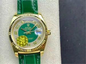 TR厂复刻的劳力士绿珐琅满天星女腕表七夕送礼不二选择！插图1