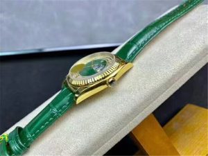 TR厂复刻的劳力士绿珐琅满天星女腕表七夕送礼不二选择！插图4