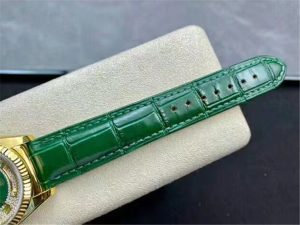 TR厂复刻的劳力士绿珐琅满天星女腕表七夕送礼不二选择！插图6