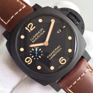 vs工厂沛纳海pam661炭纤维复刻表细节解说插图3
