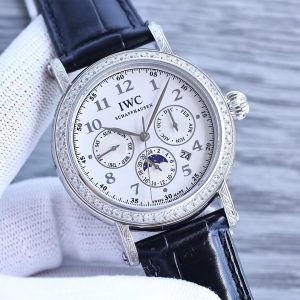 IWC万国葡萄牙多功能高级纯手工雕花复刻腕表介绍插图1