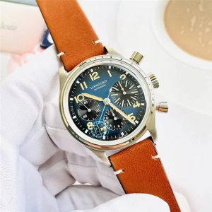 浪琴Avigation Big Eye计时码表L2.816.193.2复刻表参数介绍