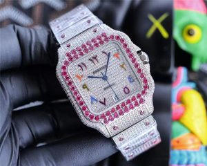 卡地亚山度士满天星很不错的一个钻表插图1