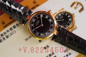 渠道货通体18k包金Cartier中古小金表怎么样！插图1