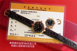 渠道货通体18k包金Cartier中古小金表怎么样！插图2