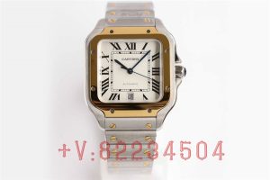 GF卡地亚山度士间金表质量如何？-W2SA0009复刻表插图