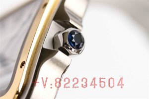 GF卡地亚山度士间金表质量如何？-W2SA0009复刻表插图5