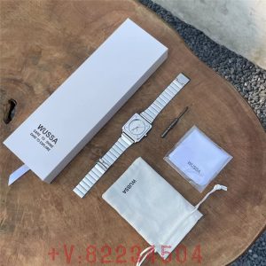 纯原正品Wussa Enter系列小方块银表怎么样插图1