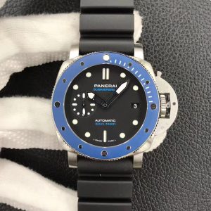 复刻表佩纳海1209，以蓝色为起点，与“小蓝鬼”——SubmersibleAzzurro潜行系列手表评测插图1