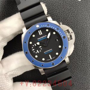 复刻表佩纳海1209，以蓝色为起点，与“小蓝鬼”——SubmersibleAzzurro潜行系列手表评测插图2