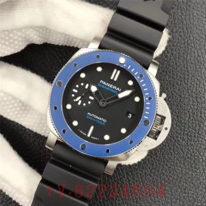 复刻表佩纳海1209，以蓝色为起点，与“小蓝鬼”——SubmersibleAzzurro潜行系列手表评测插图3