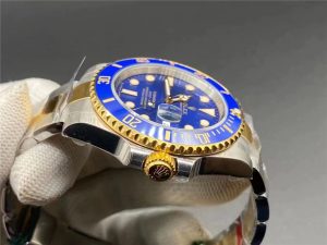 VS复刻表劳力士间金蓝水鬼升级版怎么样（VS厂劳力士41尺寸间金蓝水鬼3235机芯怎么样）插图2