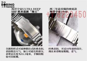 复刻表SBF工厂欧米茄新“海王”登基海洋宇宙ULTRA-DEEP渐变表盘介绍插图3