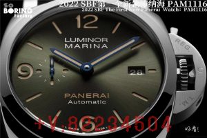 SBF(VS)工厂沛纳海 PAM1116军绿色表盘复刻表解说插图3