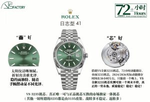 VS劳力士日志41系列绿盘M12634-0028全新复刻表怎么样？插图