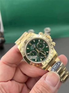 c厂劳力士绿金迪通拿一比一原版开模(clean厂劳力士绿金迪通拿4130机芯细节还原堪称天花板)插图2