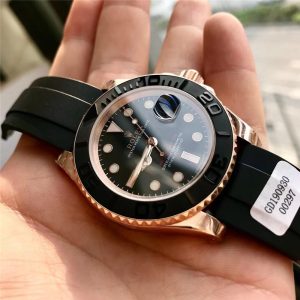 复刻表18k玫瑰金!薄厚5um劳力士11655-Oysterflexbracelet手表,俗称大家“金游艇”。