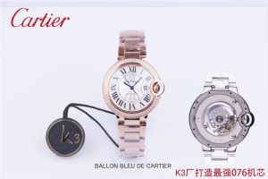 K3工厂卡地亚蓝气球CARTIERBallonBleu重磅更新全新推出原版一档076机芯怎么样插图