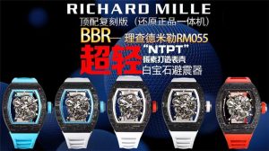 BBR升级版理查德米勒RM055一体机芯白色宝石才对版！插图