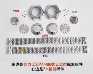 3A厂Factory复刻的劳力士Rolex女装日志型28MM日志手表插图3