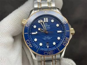 OR工厂海马300间金款蓝色表盘复刻表怎么样插图1
