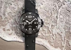 HK厂43mm浪琴康卡斯限量版全陶瓷浪鬼细节评测；插图5