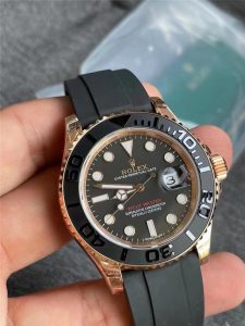 VS厂劳力士40玫瑰金游艇11655-Oysterflexbracelet手表搭载3135机芯和m12655-002手表搭载3235机芯评测